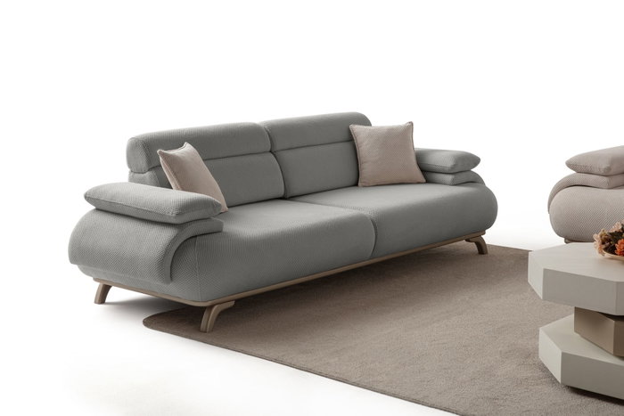 Atelier Del Sofa Bonjo Silver - Gris